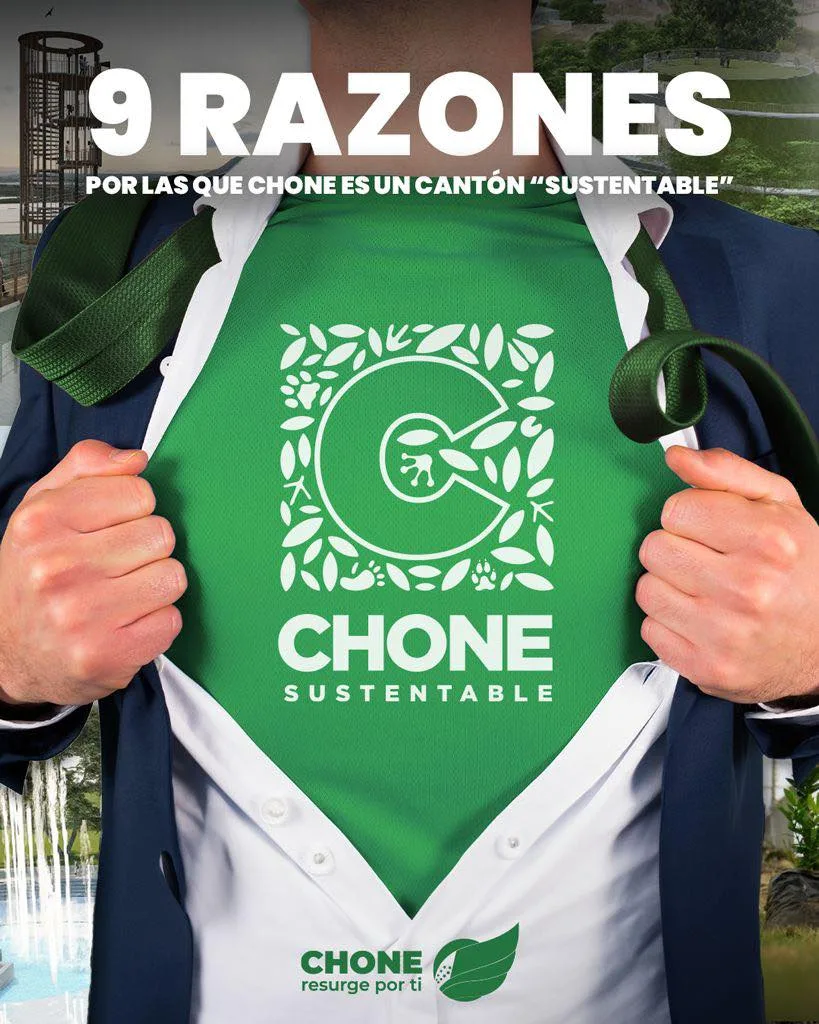 Múltiples razones hacen que Chone sea un cantón sustentable