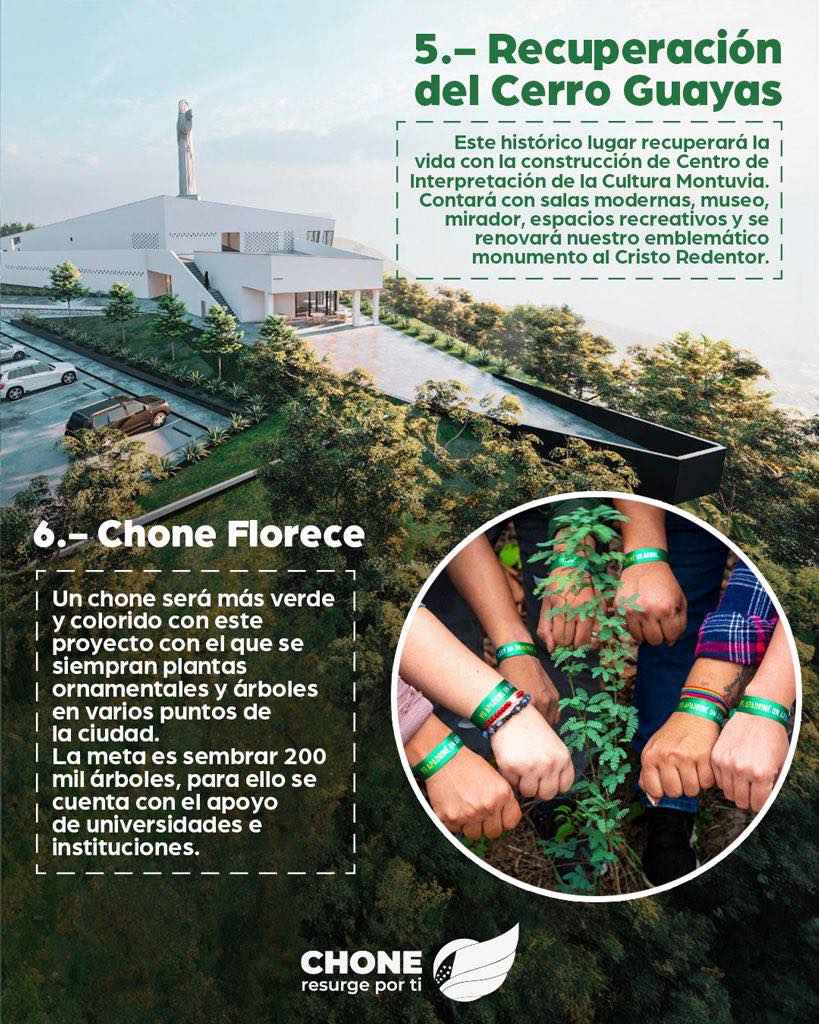 Múltiples razones hacen que Chone sea un cantón sustentable